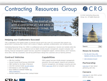 Tablet Screenshot of contractingrg.com